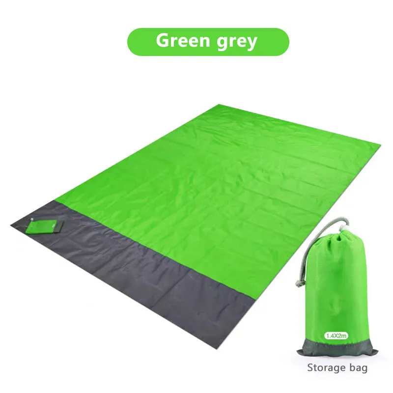 1.4*2m Camping Mat Waterproof Beach Blanket Outdoor Portable Picnic Ground Mat Mattress Outdoor  Camping Picnic Mat blanket