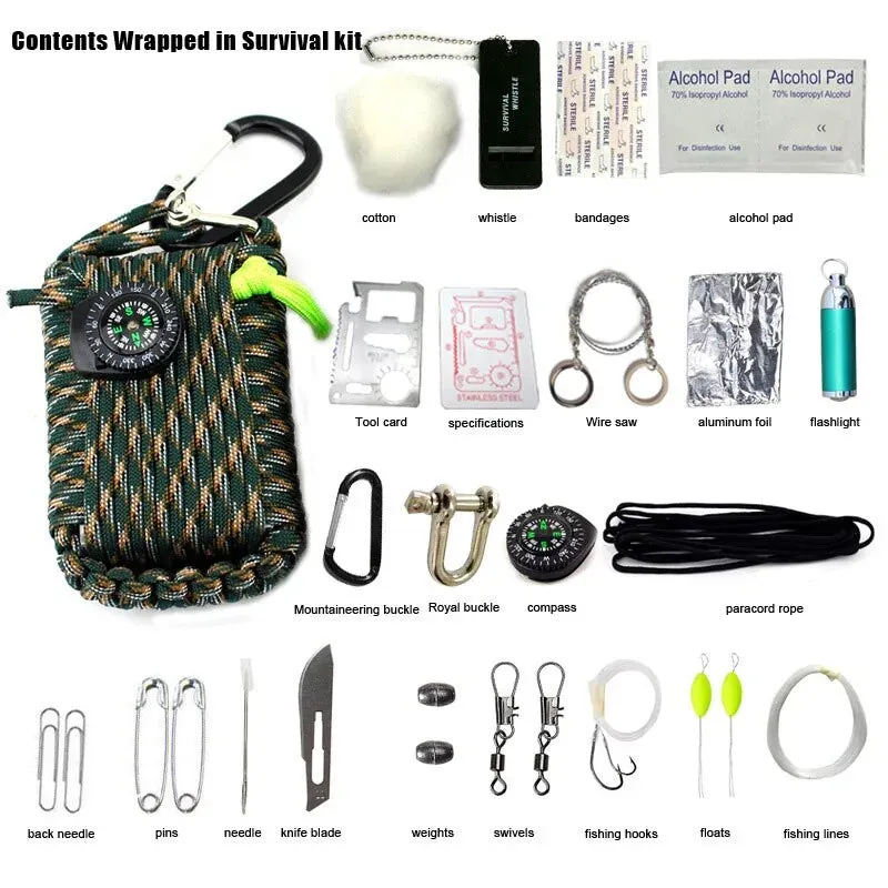 29-in-1 Professional Outdoor Travel Survival Tool Kit