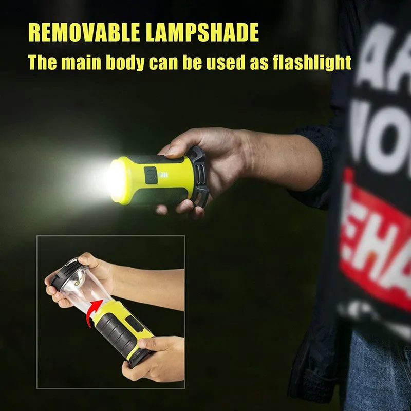 800 Lumens Rechargeable Flashlight With Lantern