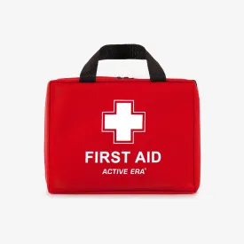 90 Piece Premium First Aid Kit Bag - Red