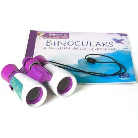 Binoculars & Wildlife Activity Journal Science Set