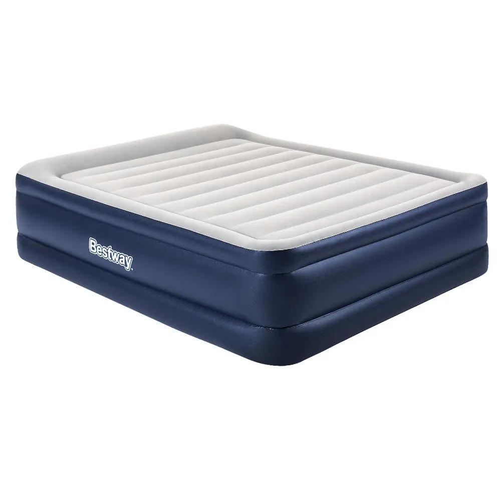 Durable Queen Inflatable Air Mattress with Built-in Pump Bestway