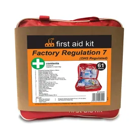 First Aid Factory Regulation 7 Nylon Red Bag