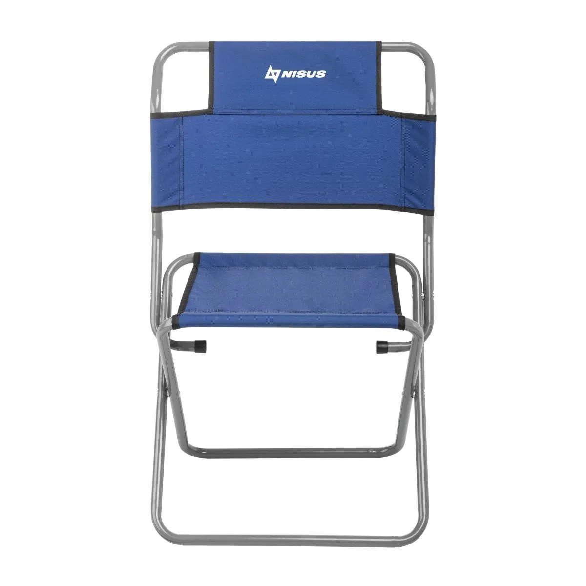 Folding Steel Frame Camping Chair with Back Support