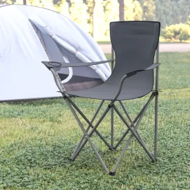 Gray Folding Camping Chair JJ-CC303-GY-GG