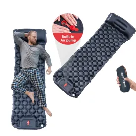 Inflatable Camping Mat with Pump and Headrest