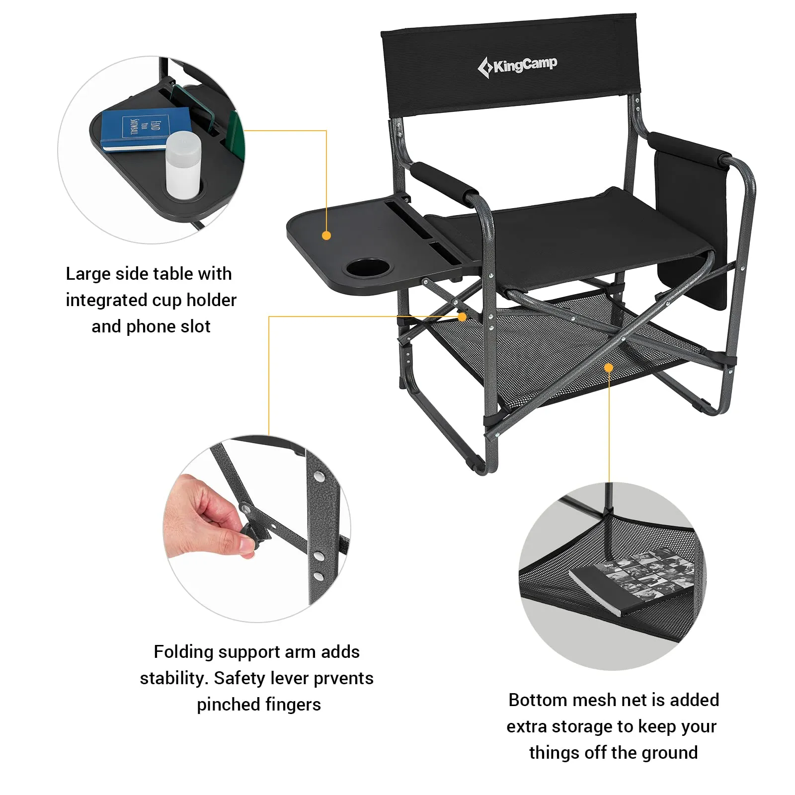 KingCamp Directors Heavy Duty Chair