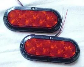 LED Trailer Oval Tail Lights