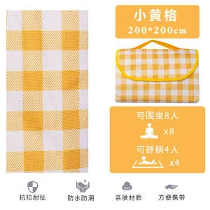 Picnic Mat Camping Hiking Outdoor Portable Beach Blanket Folding Camping Mat Thick Waterproof Lawn Cloth Camping Equipment Mat