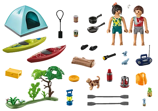 Playmobil Family Fun - Campsite with Campfire (714