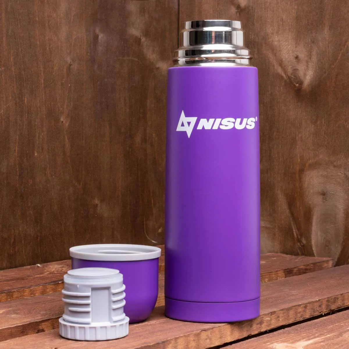 Portable Insulated Vacuum Flask with 2 Lid Cups, 25 oz, Limited Edition