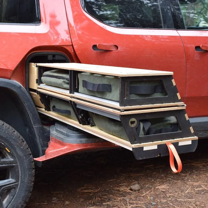 Rivian R1T - Camp Kitchen with Overland Gear Sled